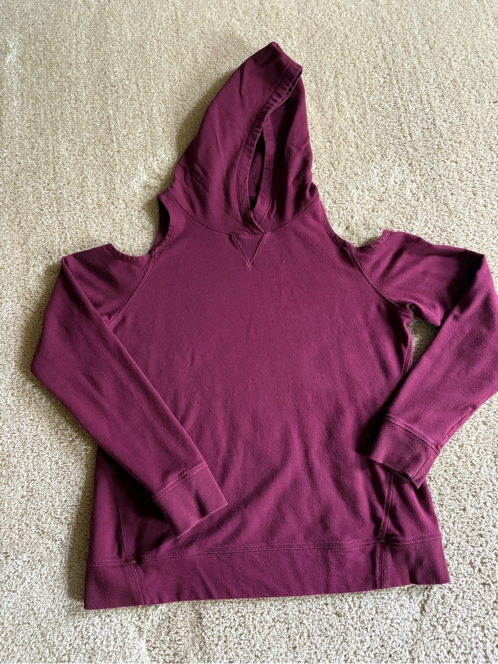 Calia cold shoulder hoodie- large